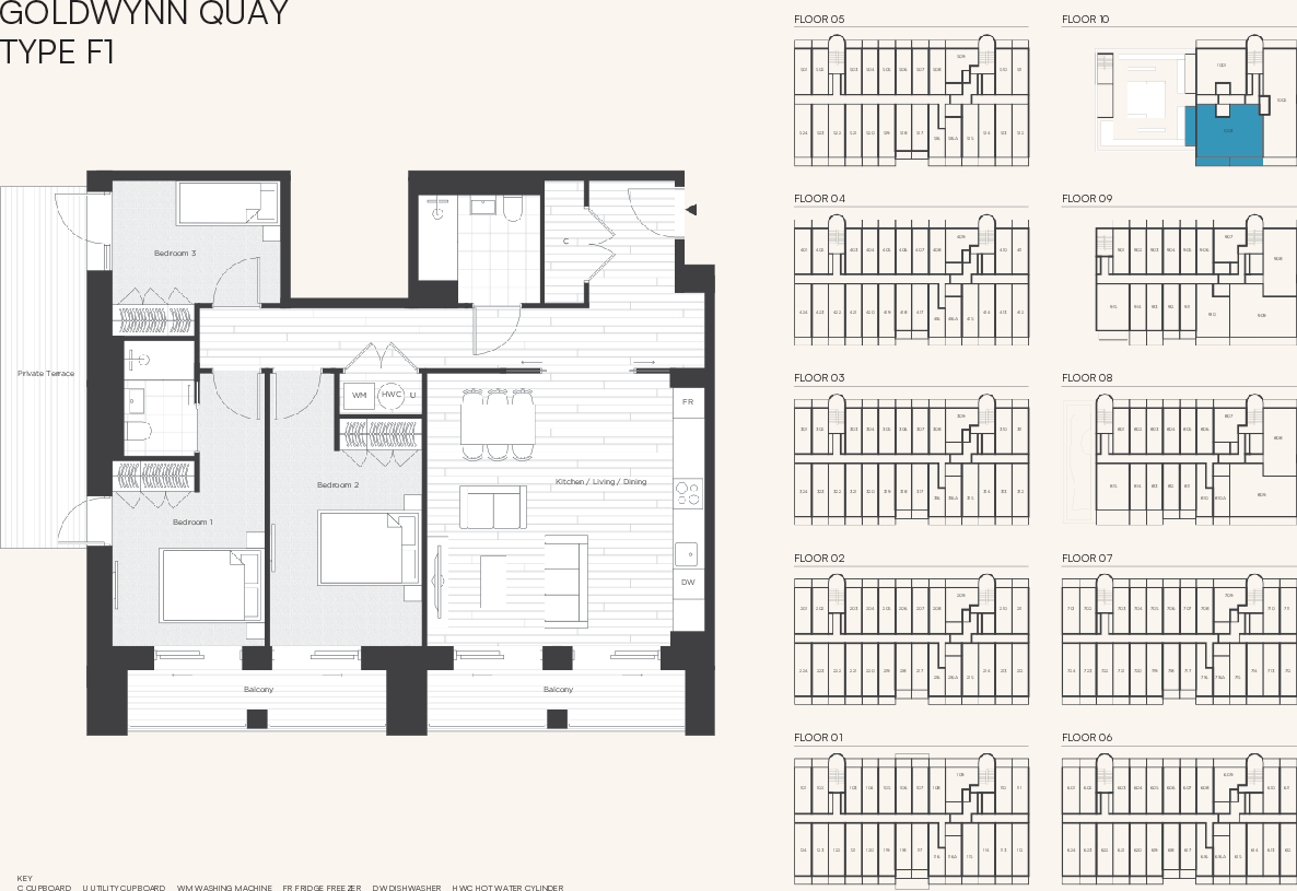 Goldwynn Quay, Selsdon Way, Tower Hamlets, London floorplan