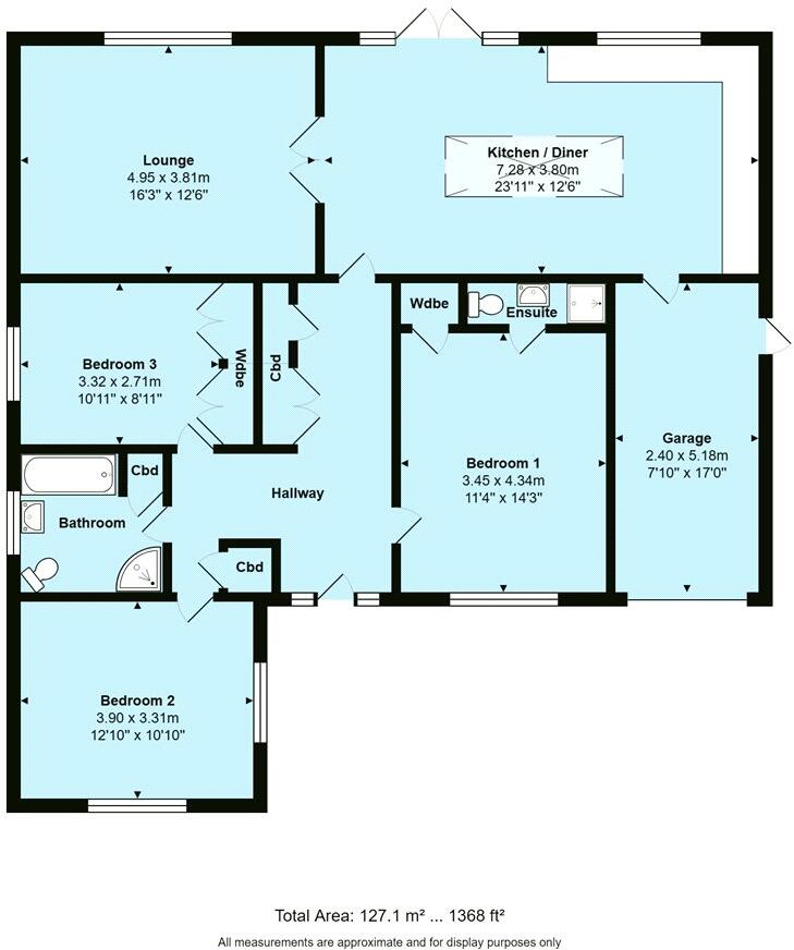 Ridgefield Gardens, Highcliffe, Dorset, BH23 floorplan