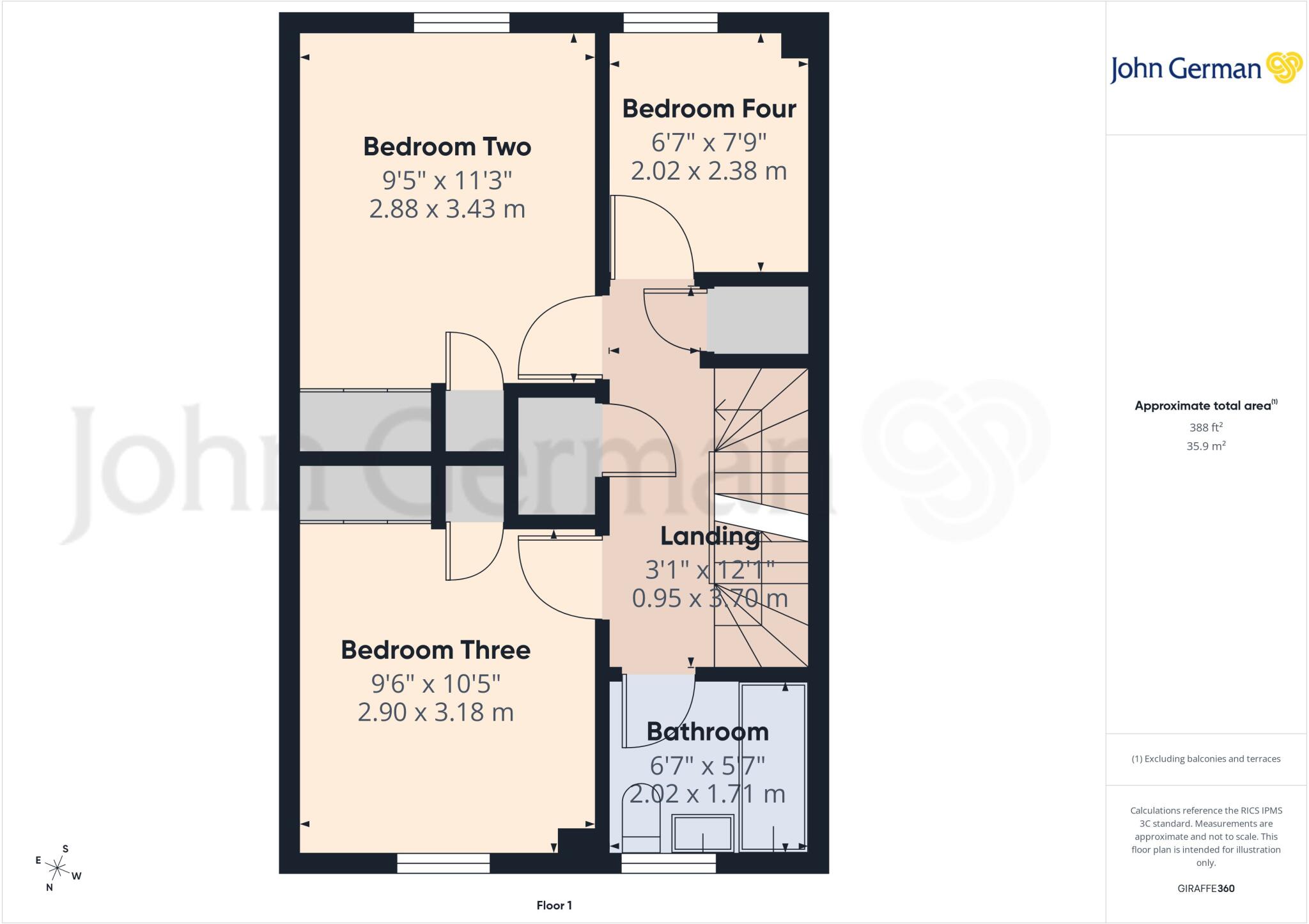 Walnut Walk, Darwin Park, Lichfield floorplan