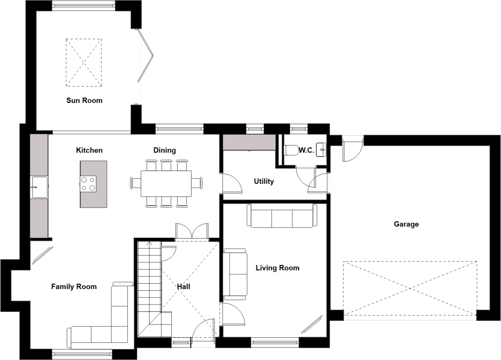 Brickgarth Drive, Stoney Wood, Cameron Homes, Wynyard TS22 floorplan