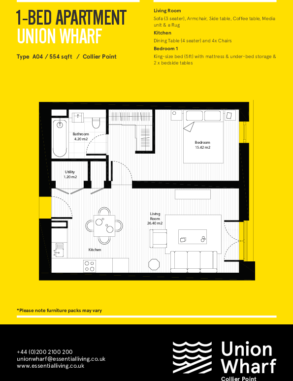 Collier Point, London floorplan