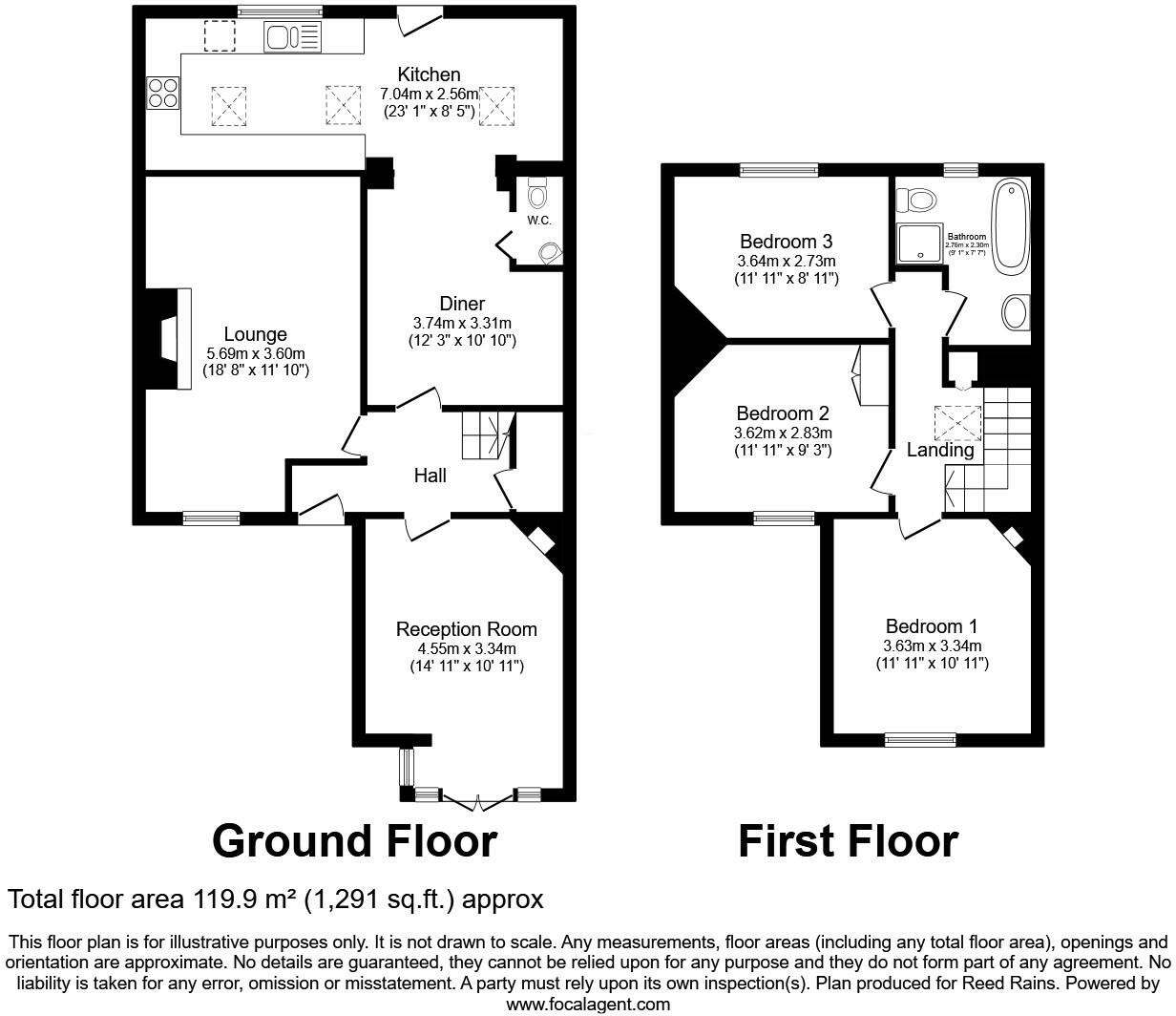 Fairview, Roach Road, Samlesbury, Preston, PR5 floorplan