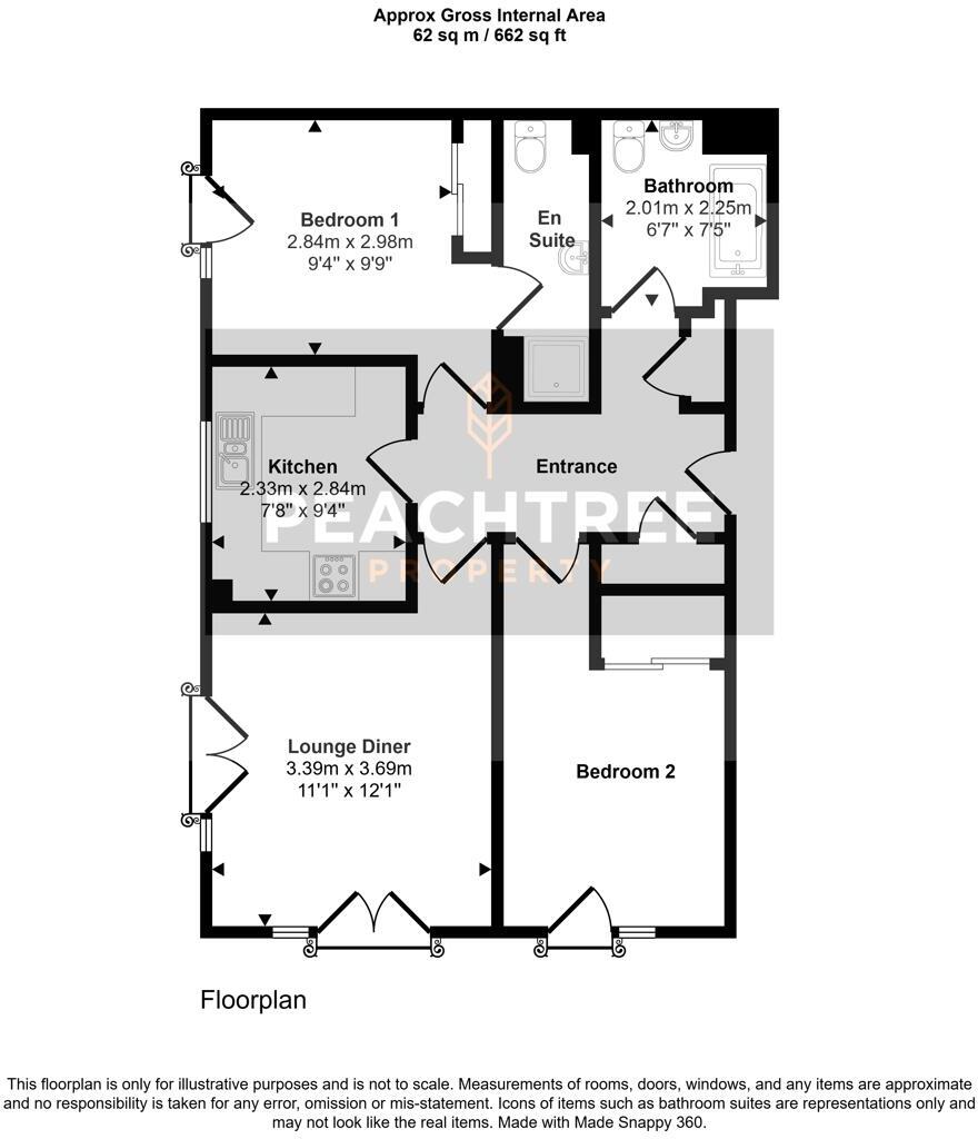 Torridon Drive, Renfrew floorplan