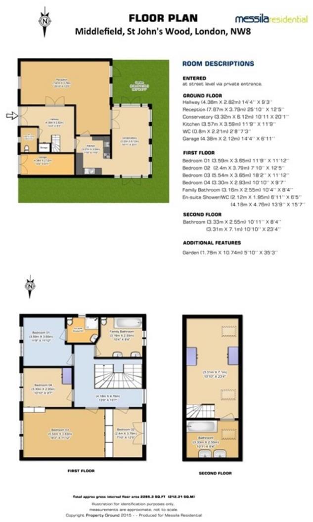 Middlefield, St John's Wood, NW8 floorplan