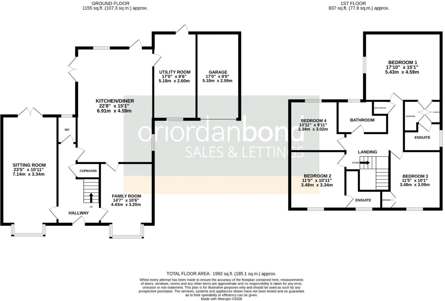 Kent Road South, St. Crispin, Northampton NN5 floorplan