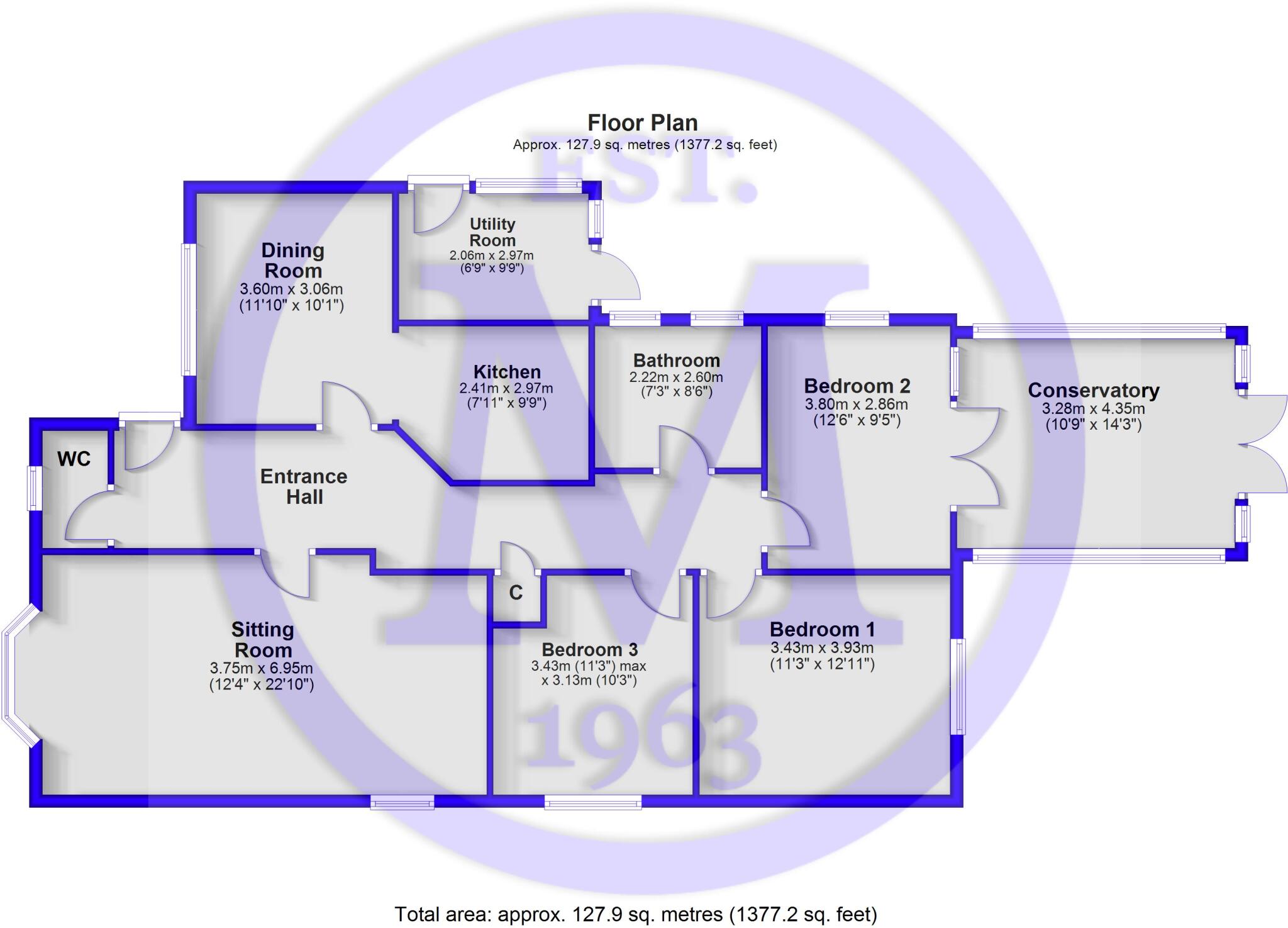 Greenacre, Barton on Sea, New Milton, Hampshire, BH25 floorplan