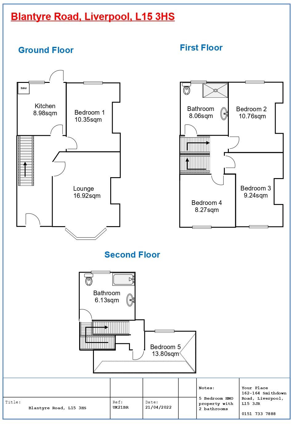 Blantyre Road, Liverpool floorplan
