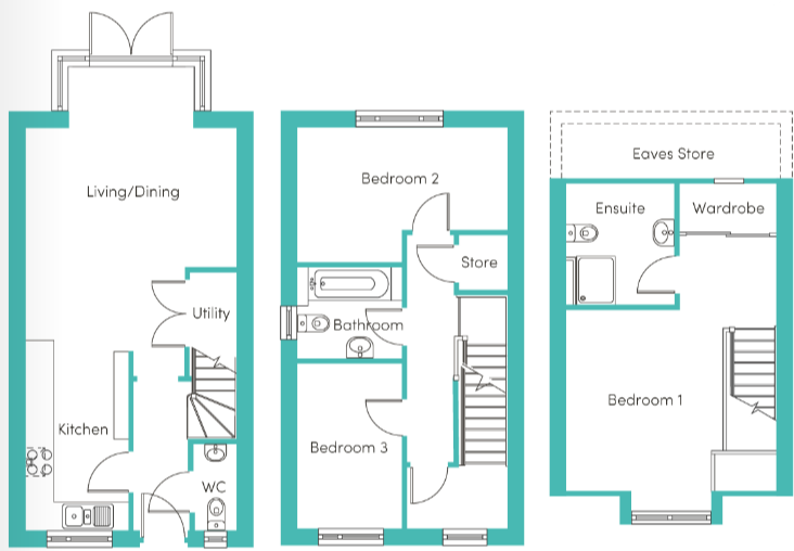 Galloway Drive, Manchester, M12 floorplan