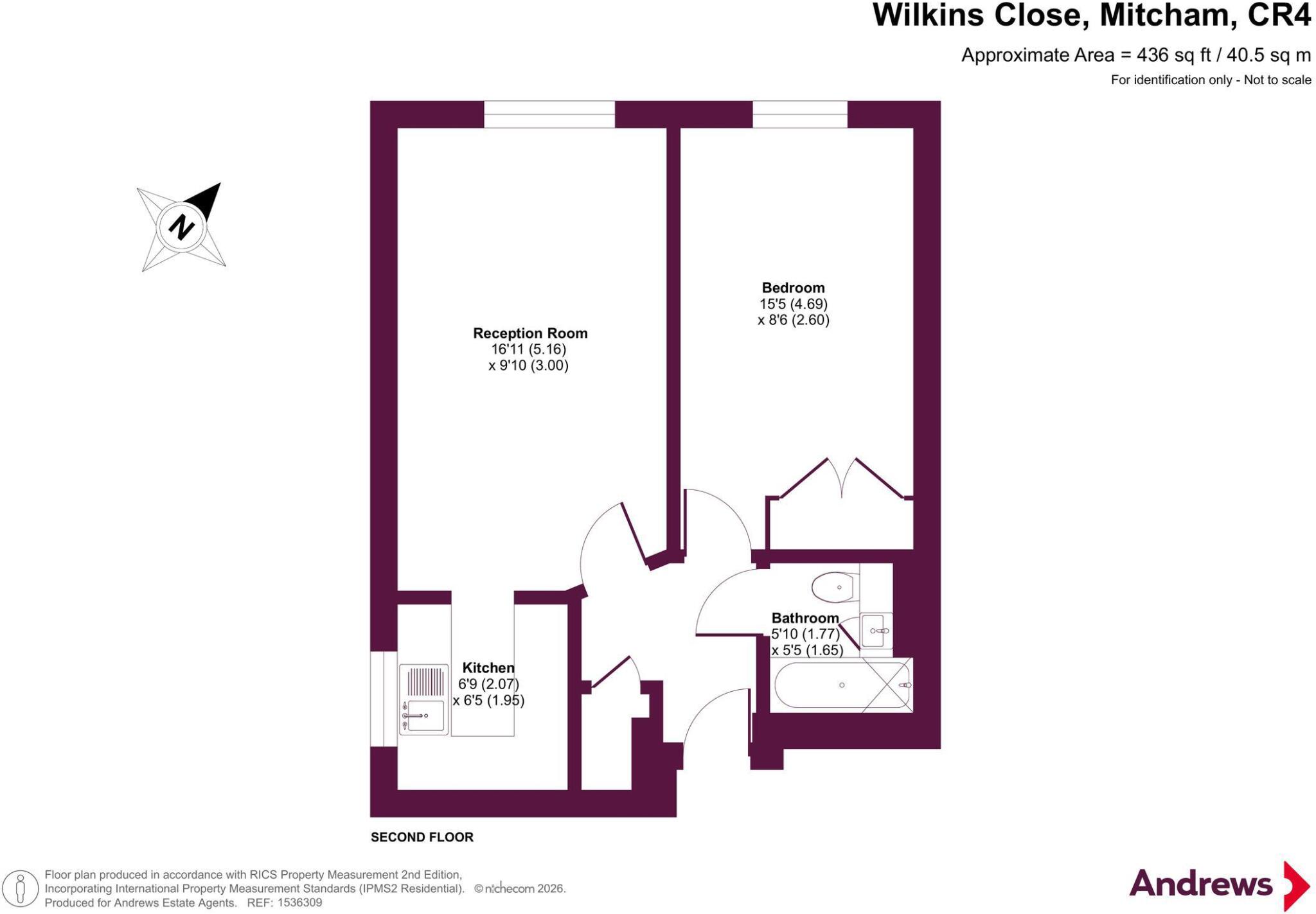 Wilkins Close, Mitcham, CR4 floorplan