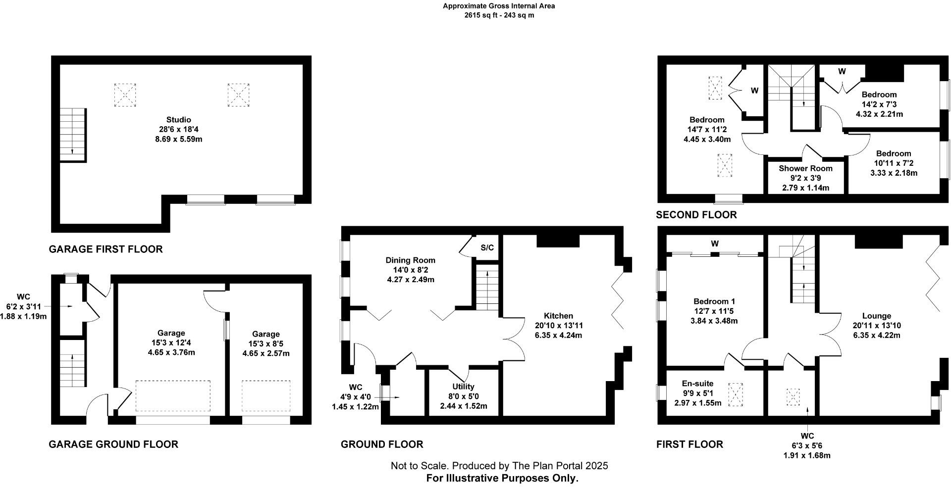 The Granary, High Street, Oakhill floorplan