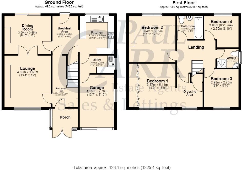 Grange Lane, Lichfield, WS13 7ED floorplan