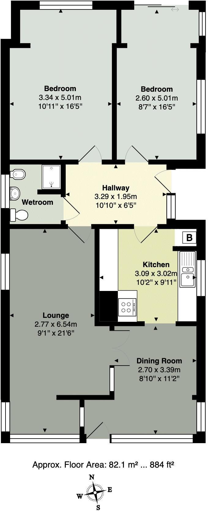 Broadway Avenue, Kingsteignton floorplan