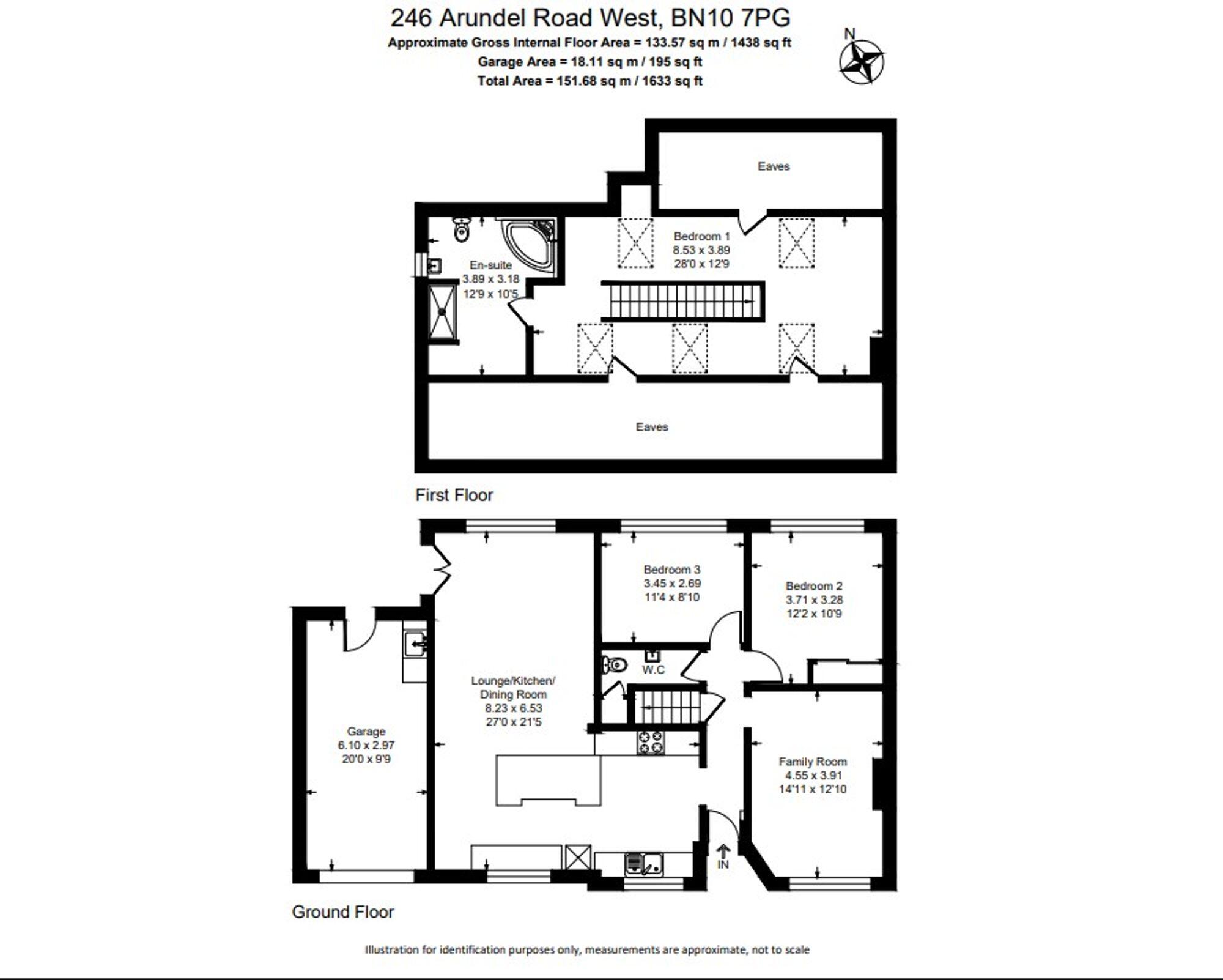 Arundel Road West, Peacehaven, BN10 7PG floorplan