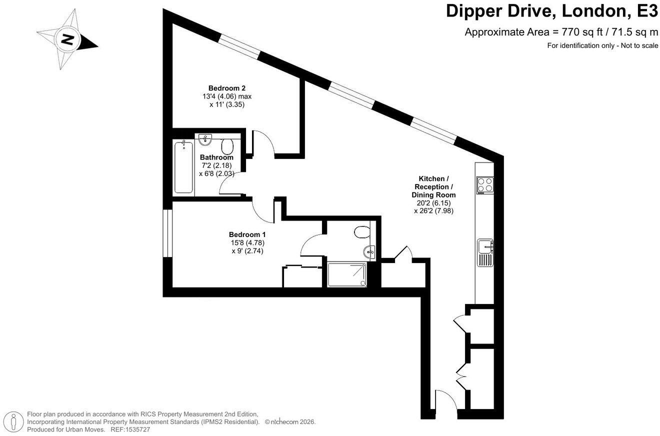 Headwater Point, 2 Dipper Drive, London, E3 floorplan