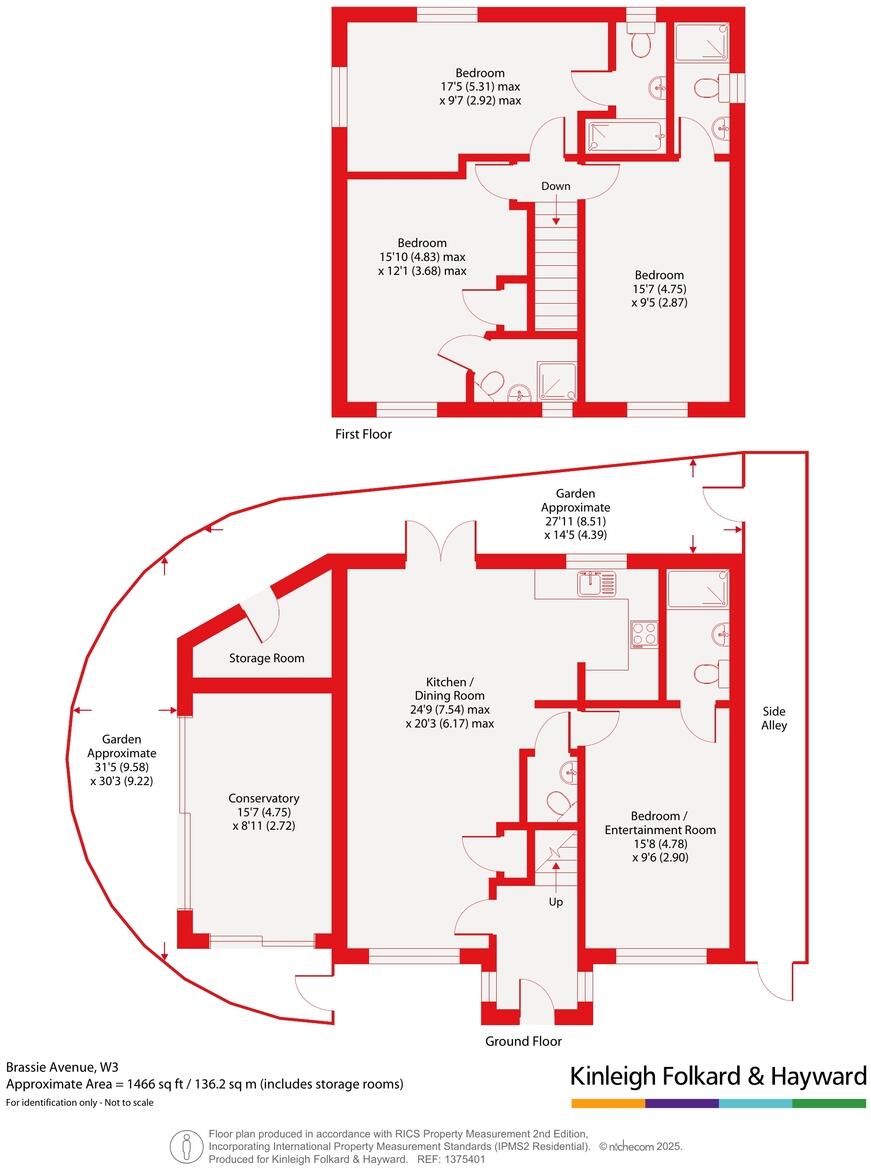 Brassie Avenue, Acton, London, W3 floorplan