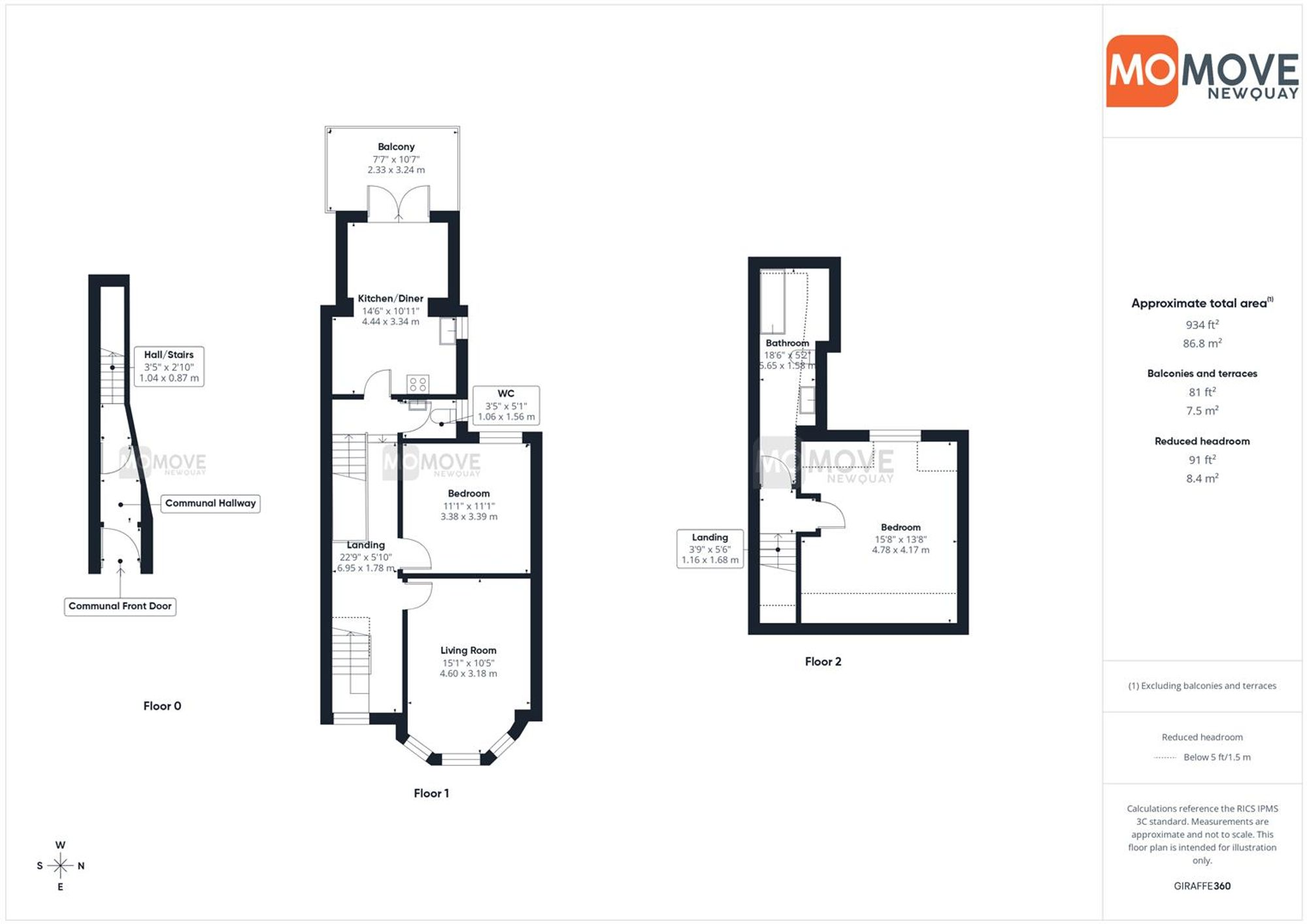 24B, Grosvenor Avenue, Newquay, TR7 floorplan