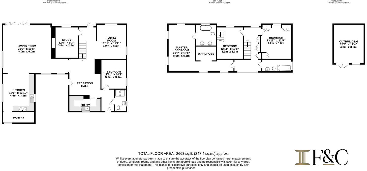 Rennies Cottage, Cottered, Buntingford, SG9 9QE floorplan