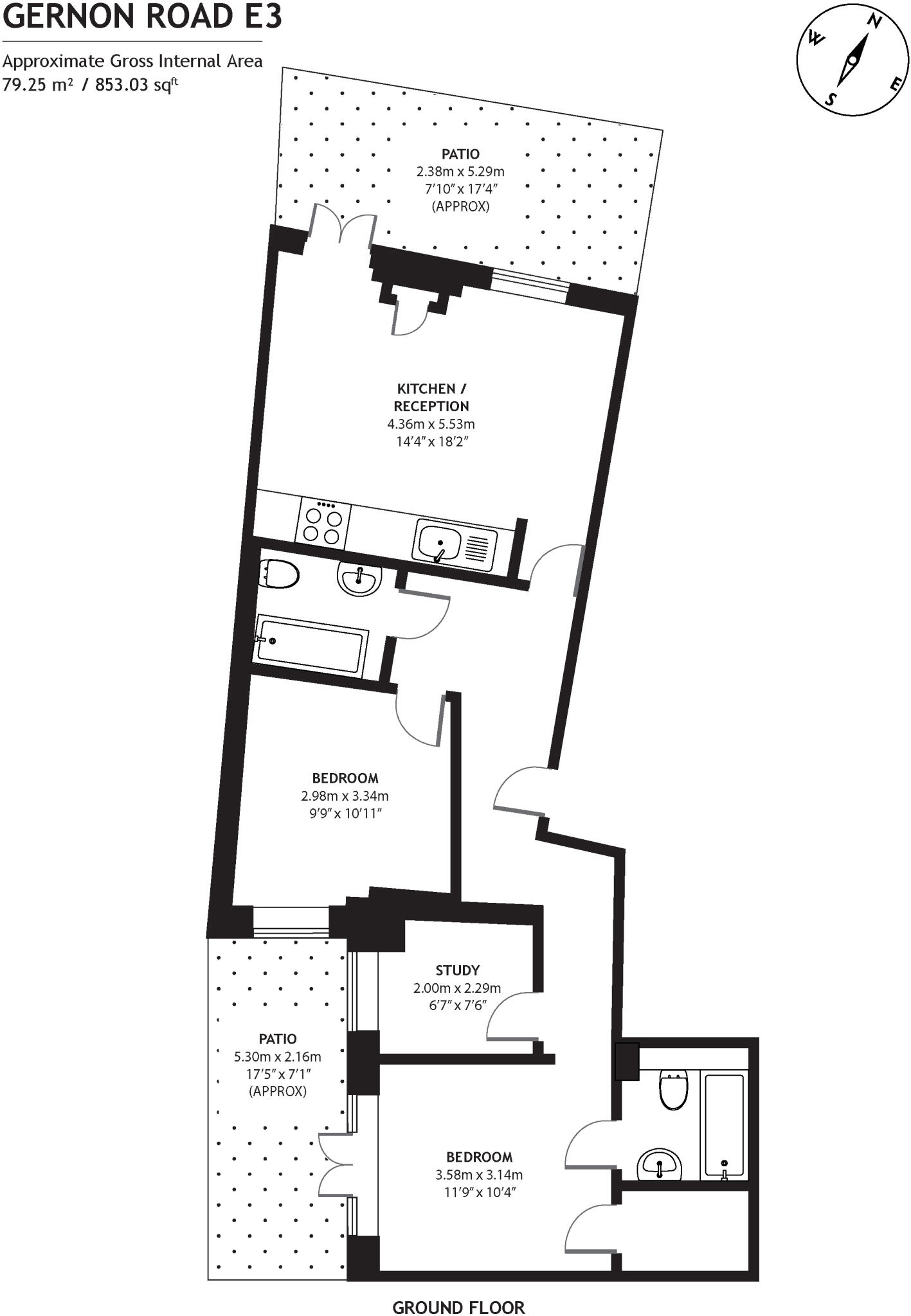 Gernon Road, London, E3 floorplan