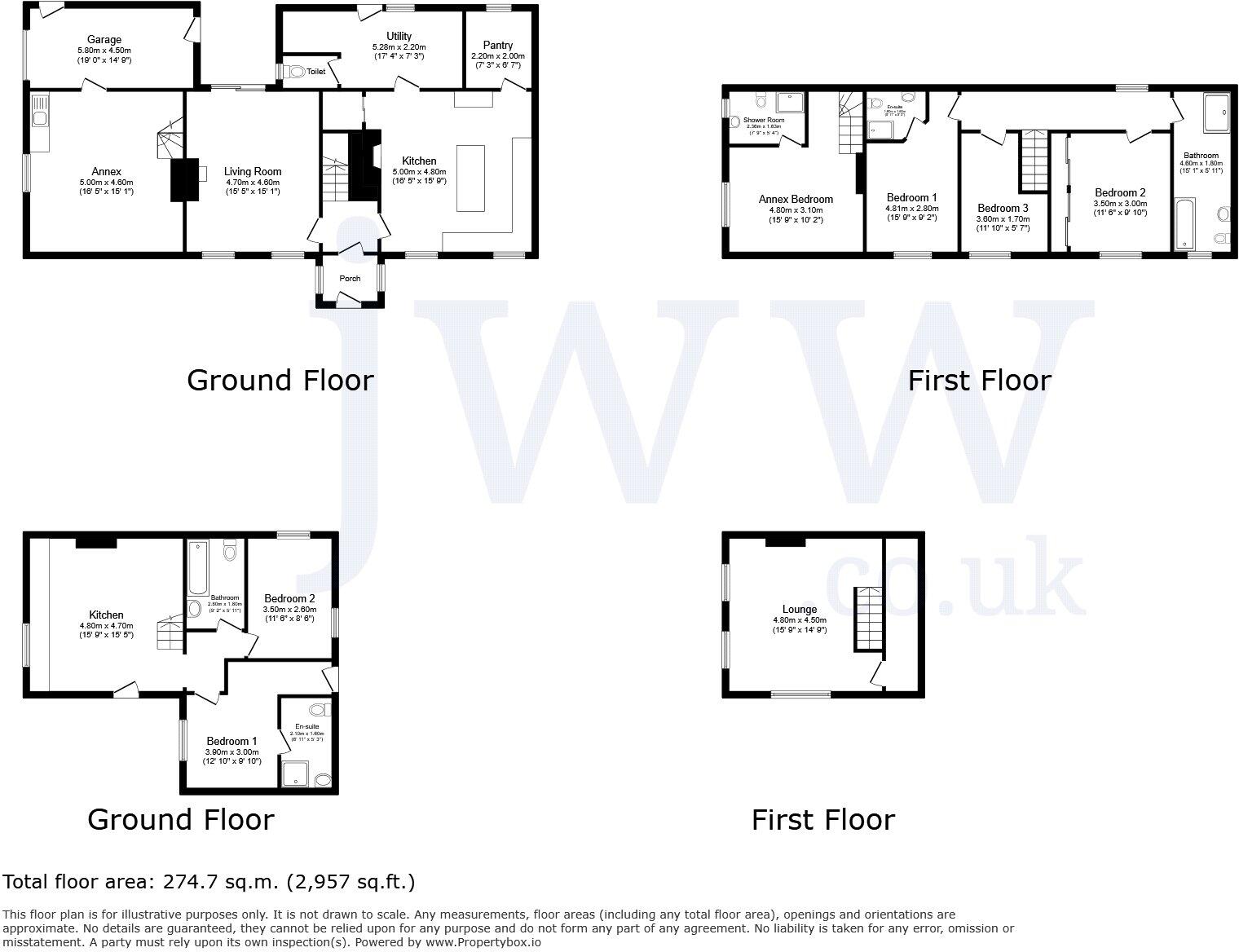 Lanehead, Bishop Auckland, County Durham, DL13 floorplan