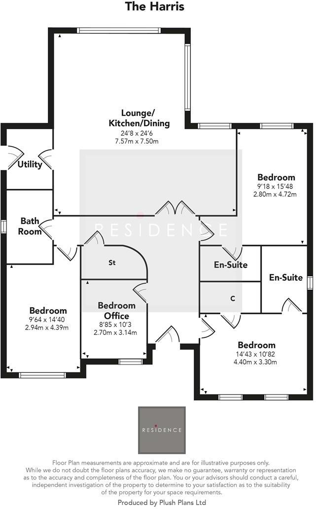 Plot 10 Brocketsbrae Road, Lesmahagow, Lanark floorplan