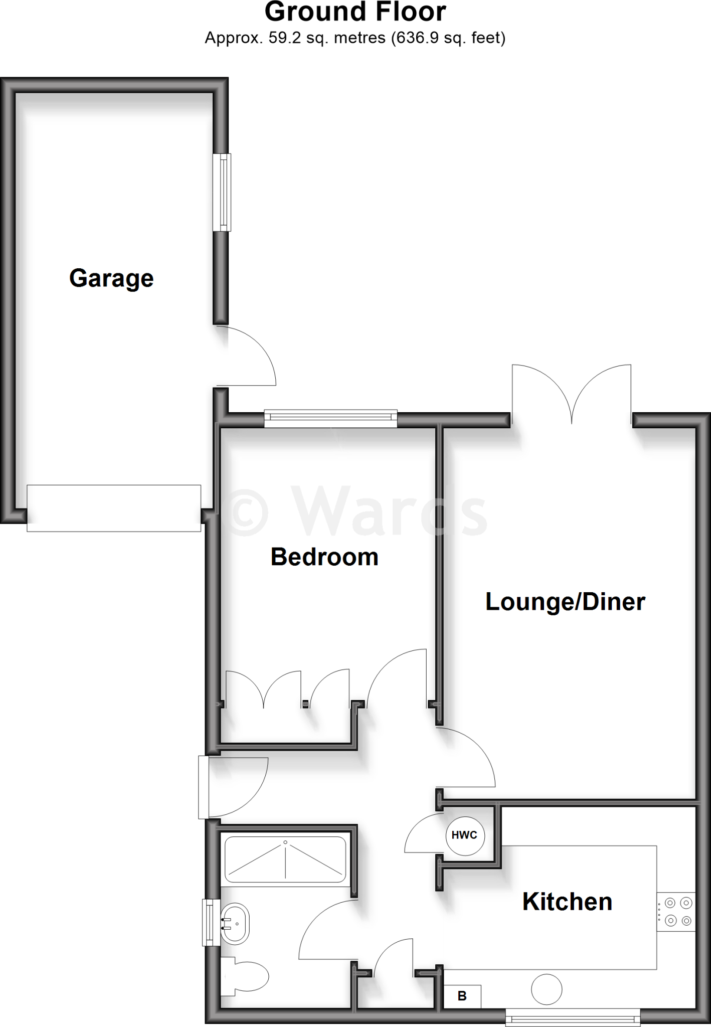 Coppergate, Hempstead, Gillingham, Kent floorplan