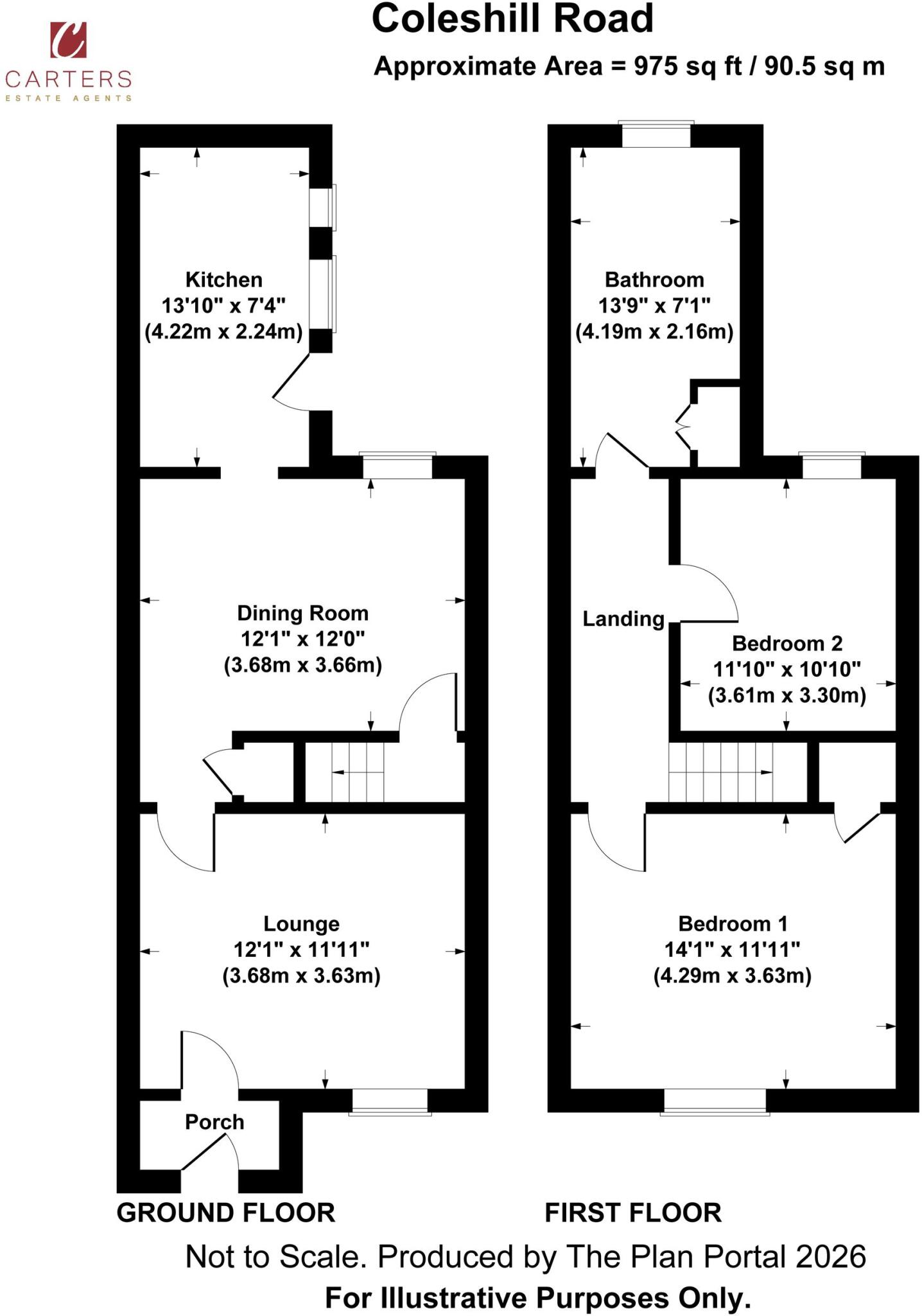 Coleshill Road, Nuneaton, CV10 floorplan