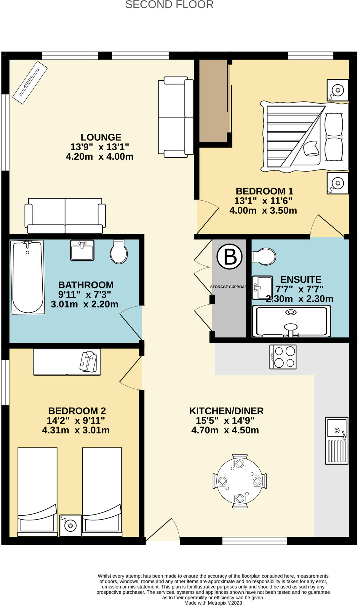 Moors Nook, Horsell Moor, Woking floorplan