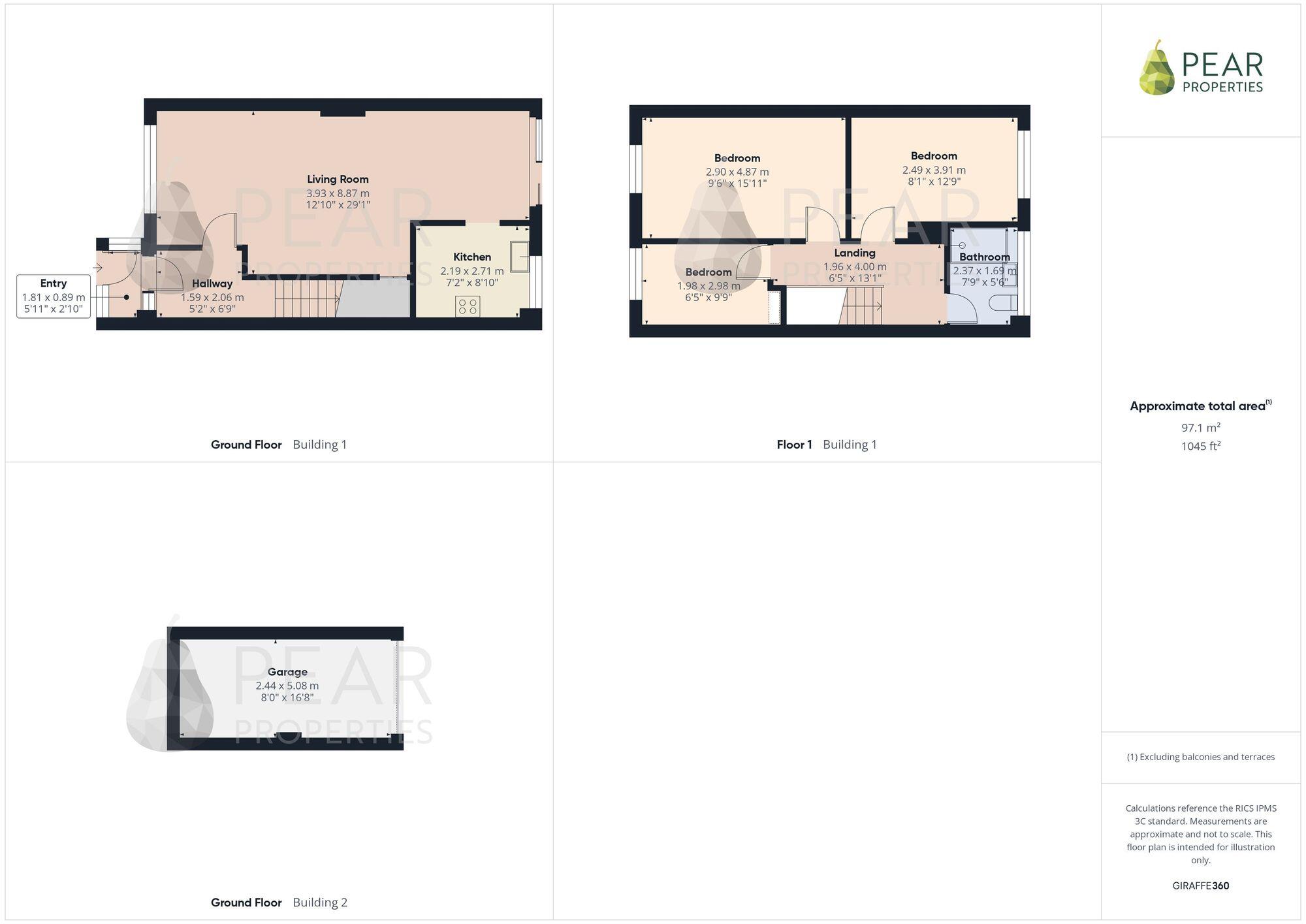 Roman Walk, Sompting, BN15 floorplan