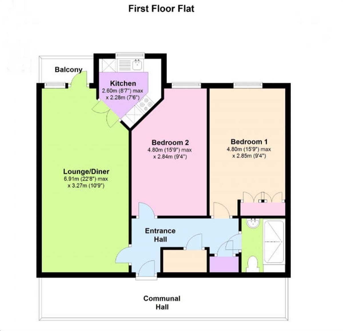 Richmond Street, Herne Bay floorplan