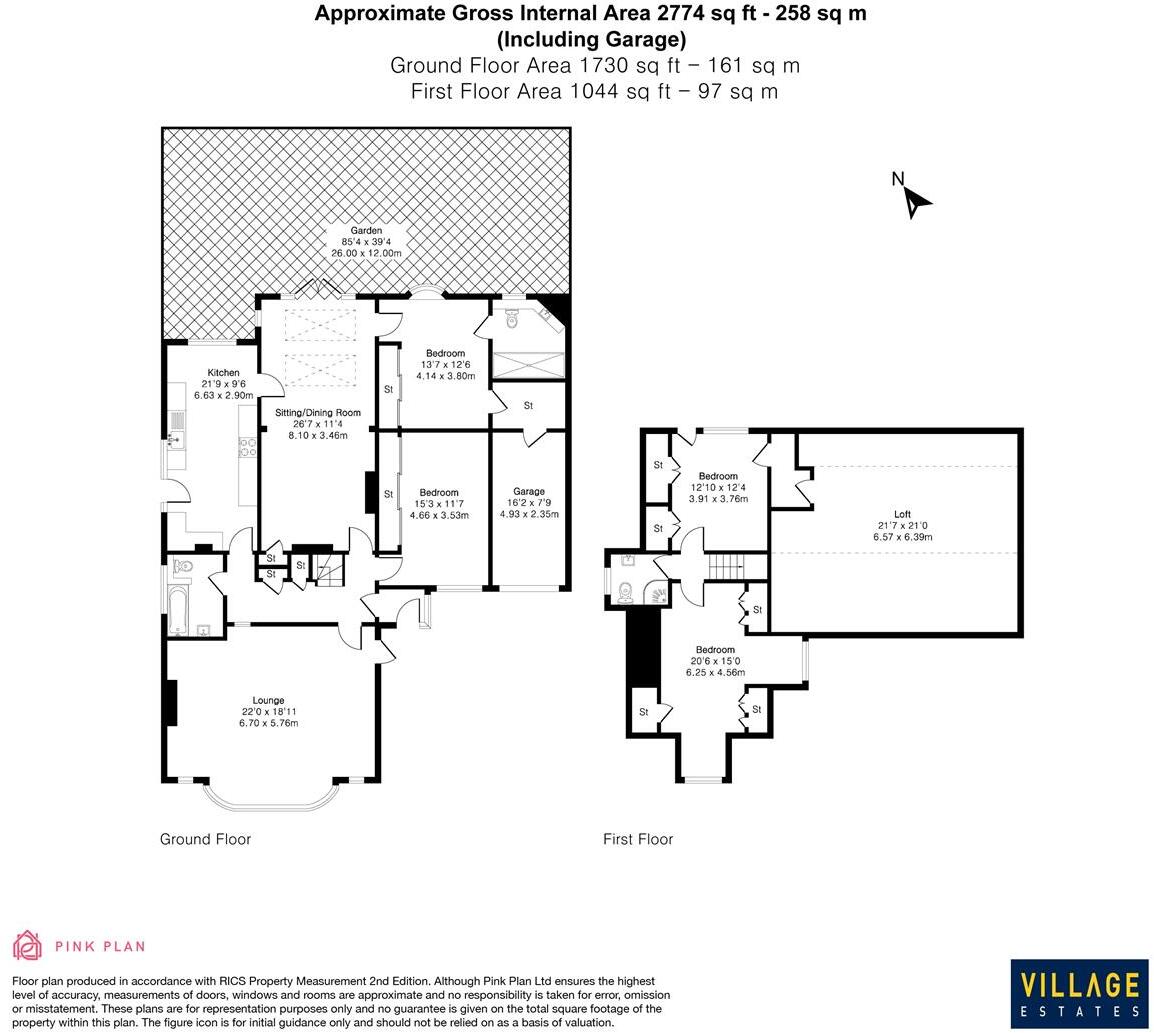 Theobald Street, Radlett floorplan