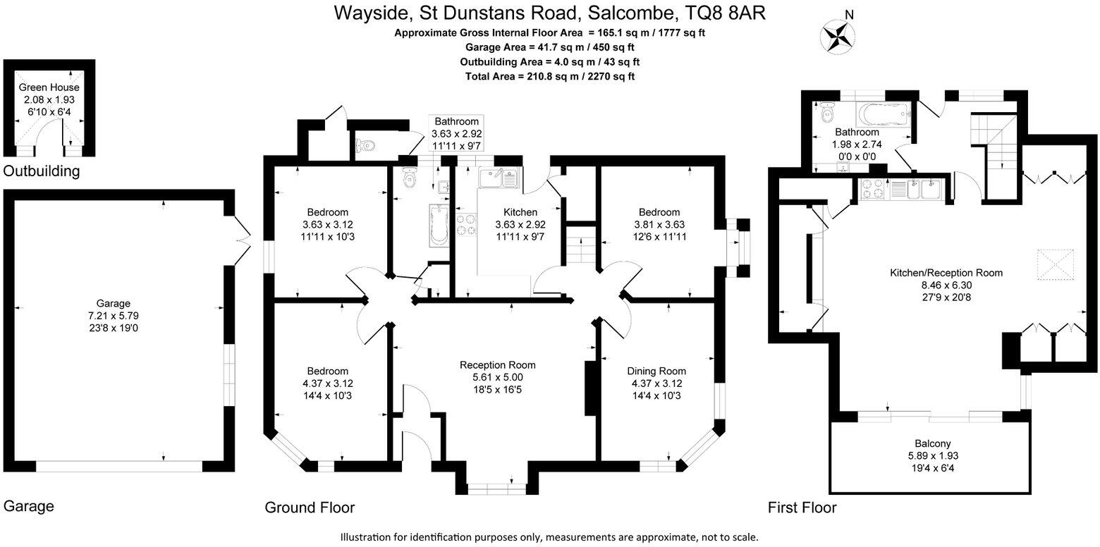 Fortescue Road, Salcombe floorplan