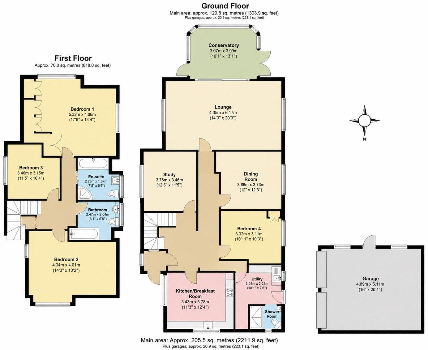 Chobham, Surrey floorplan