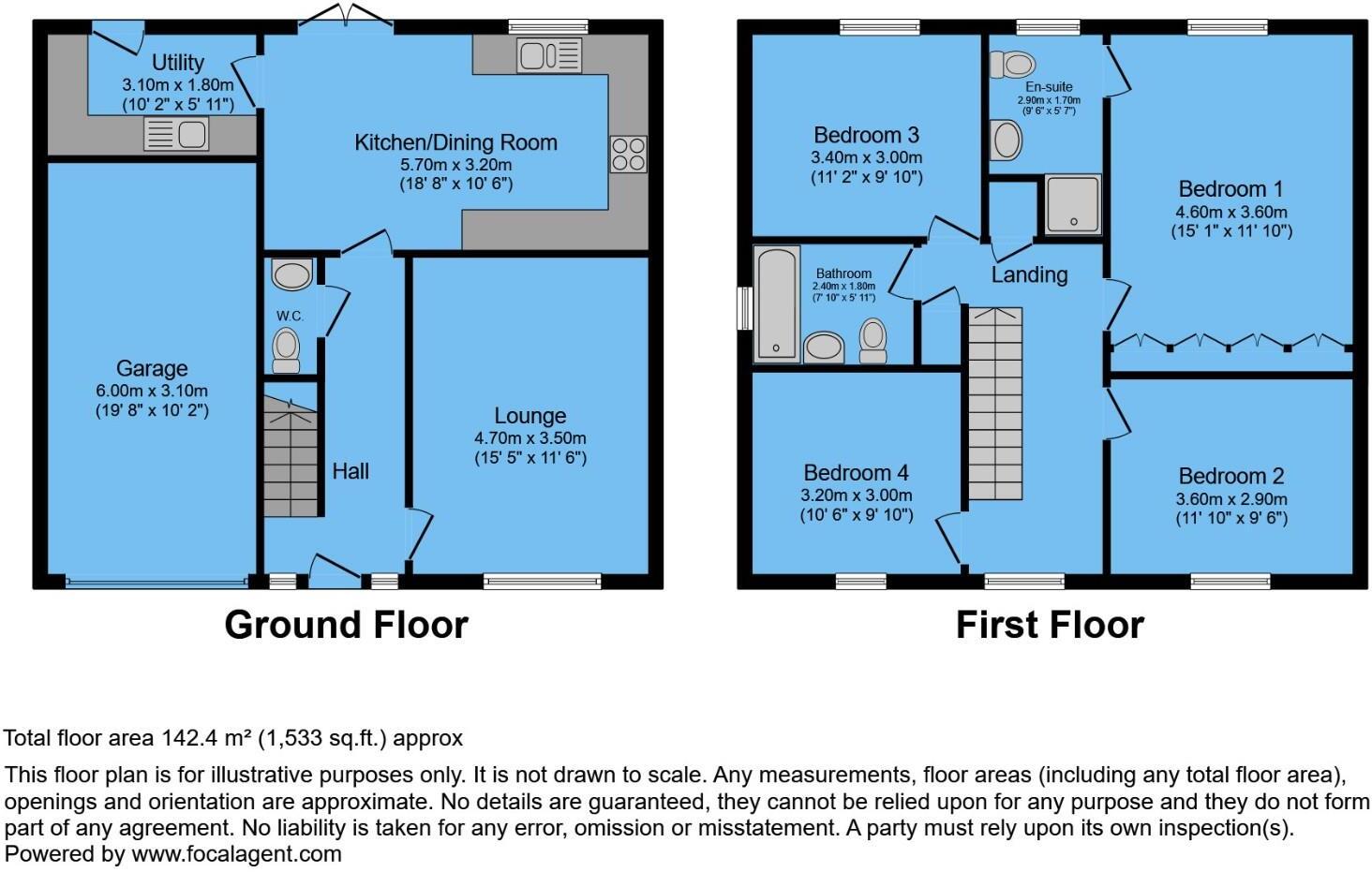 Hulford Street, Dunston, Chesterfield, S41 9SF floorplan
