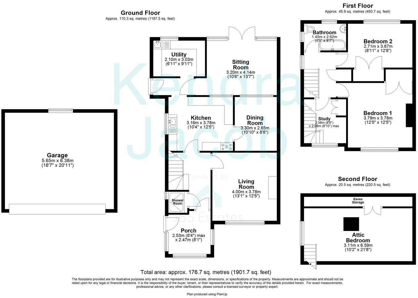 Shrewsbury Road, Worksop floorplan