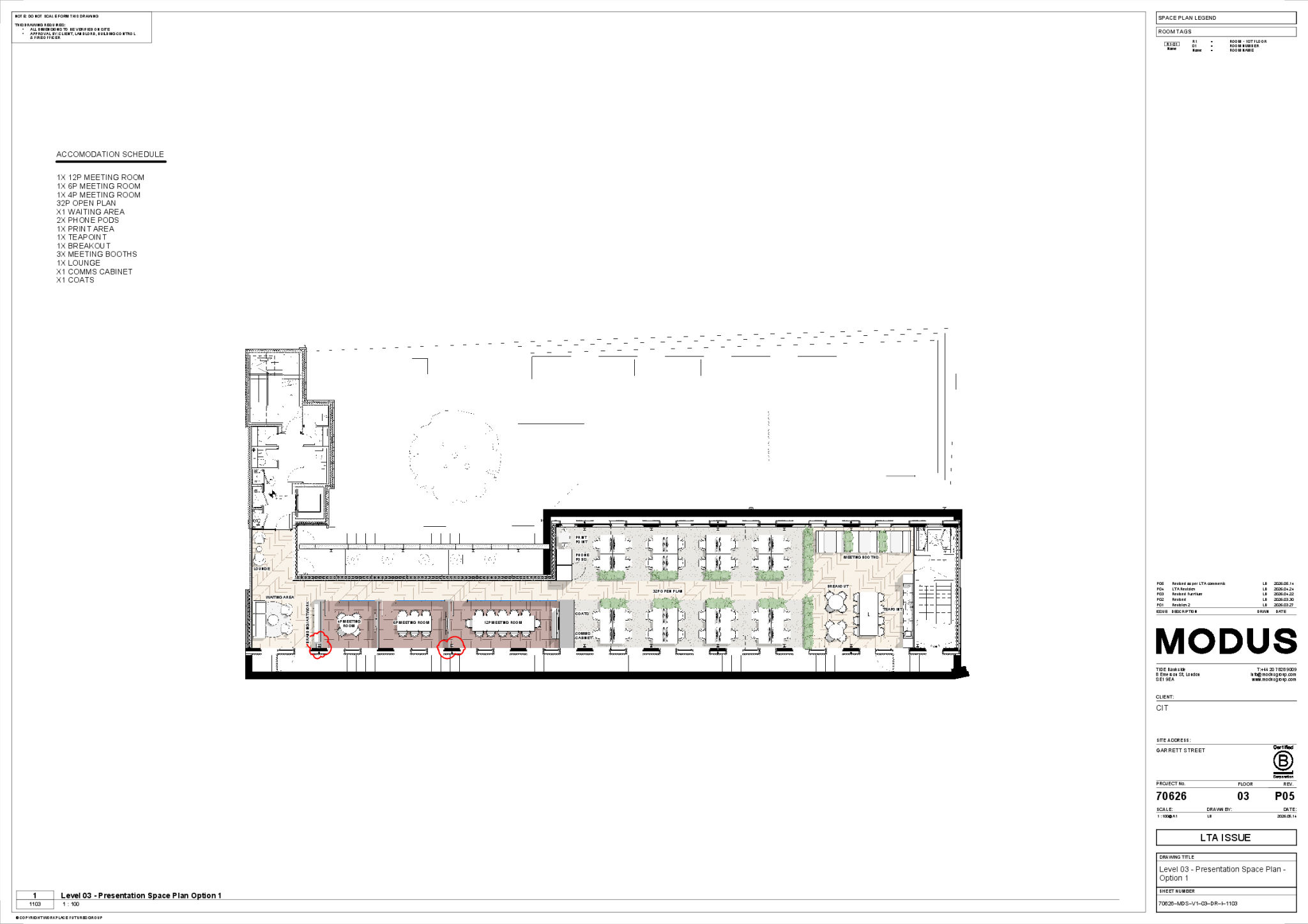 3rd Floor - Space Plan