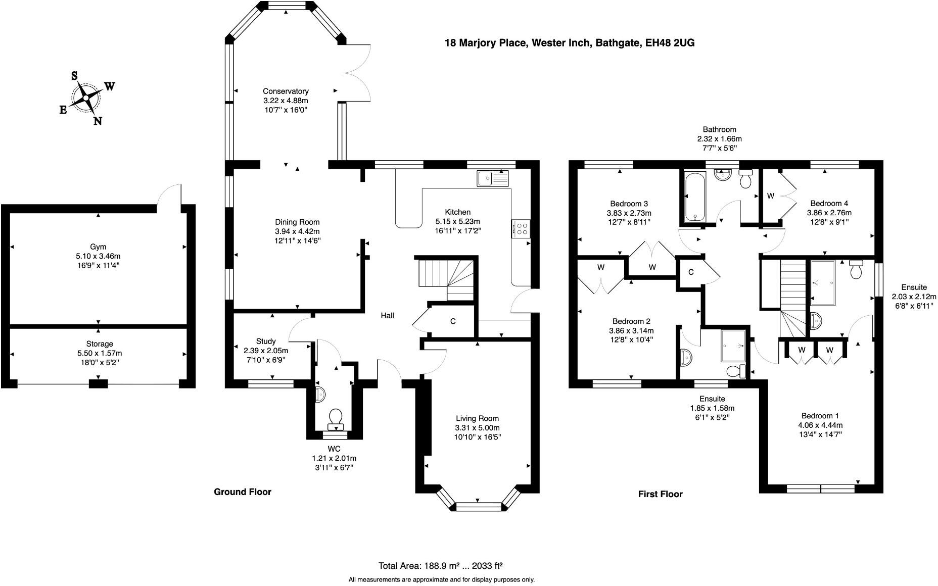 Marjory Place, Wester Inch, Bathgate , EH48 2TR floorplan