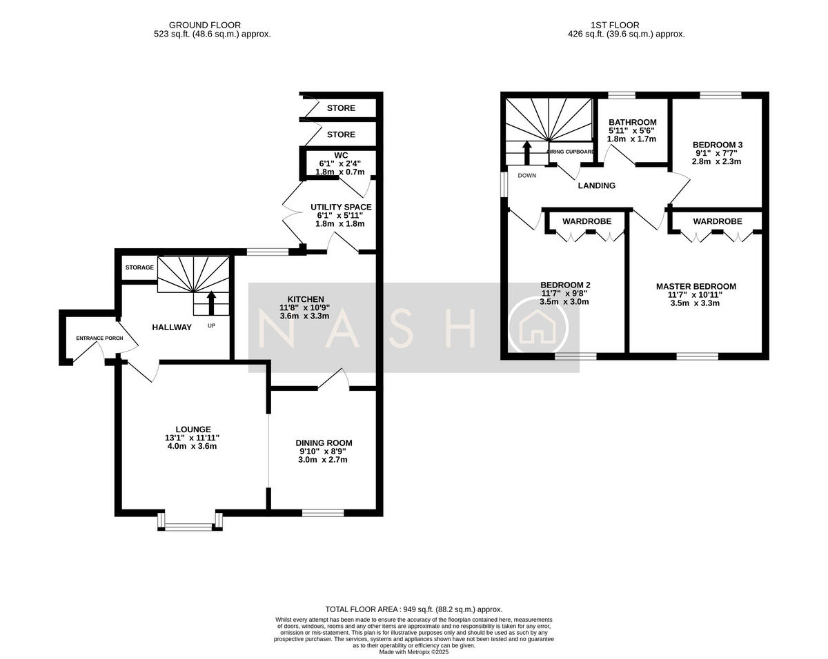 Althorpe Crescent, Bradville, MK13 floorplan