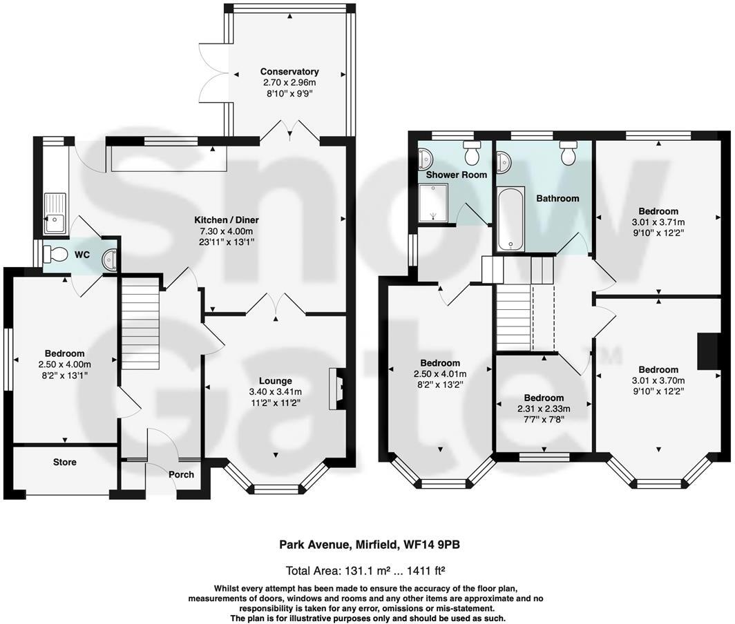 Park Avenue, Mirfield floorplan