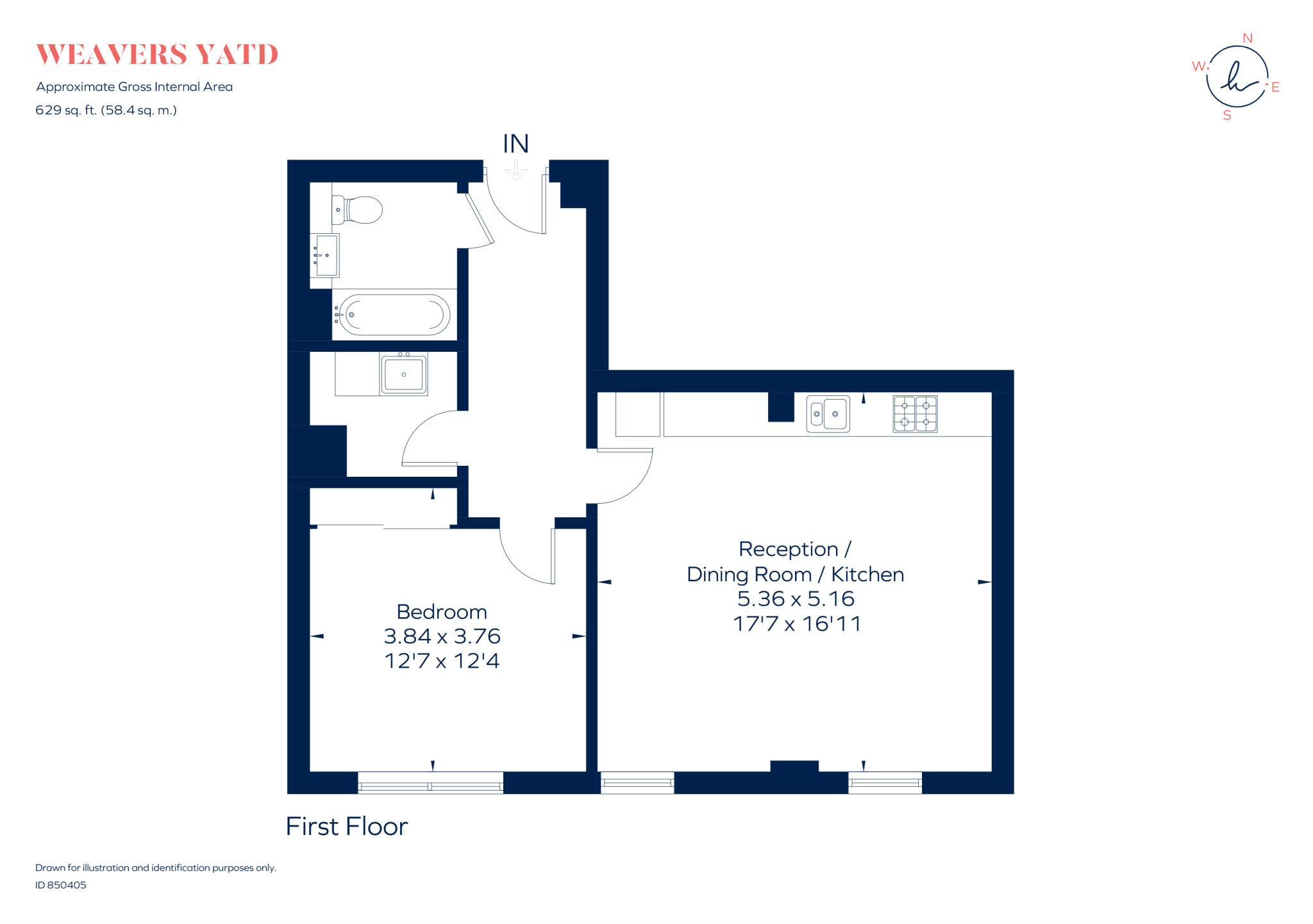 6 Mayors Lane, 11 Market Street Newbury RG14 floorplan