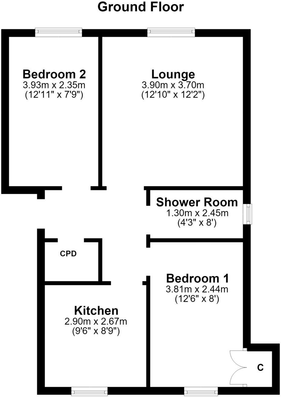 GL, 8 The Causeway, Fairlie, KA29 0AQ floorplan