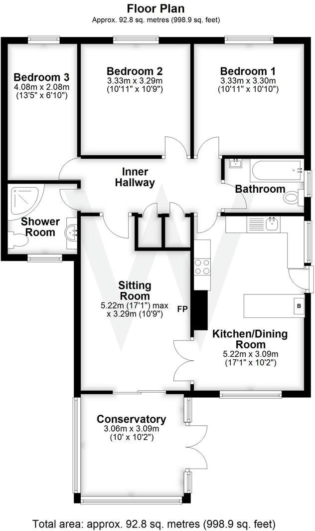 Marie Avenue, Downton floorplan