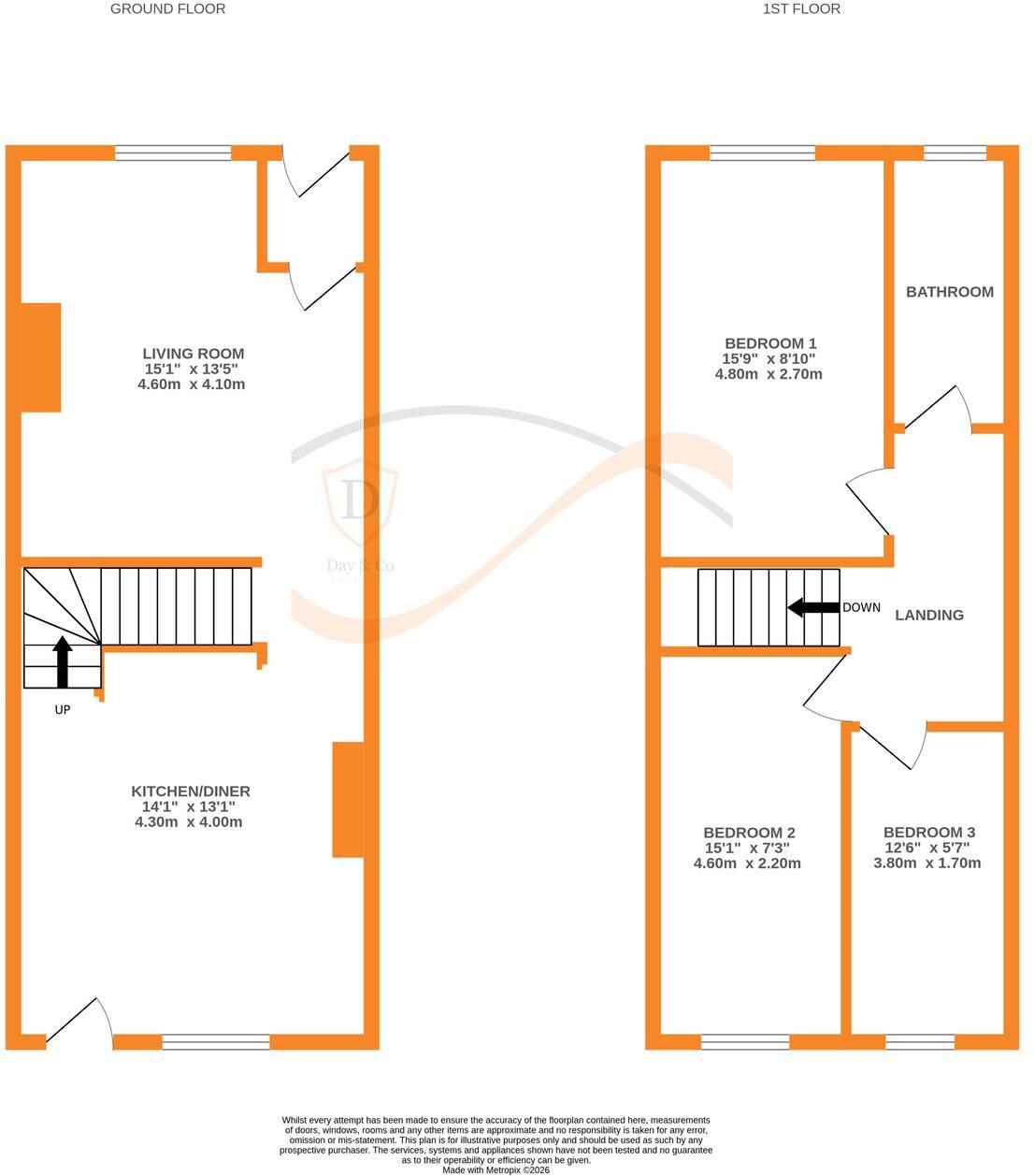 Main Road, Eastburn, Keighley, BD20 floorplan