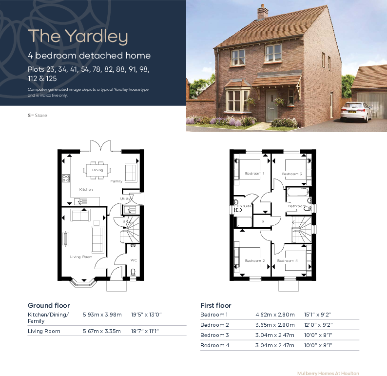 Great Brook Ground, 
Clifton-Upon-Dunsmore, 
Rugby, 
CV23 1DX floorplan