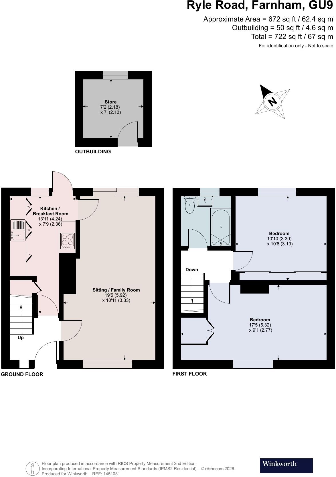 Ryle Road, Farnham, Surrey, GU9 floorplan