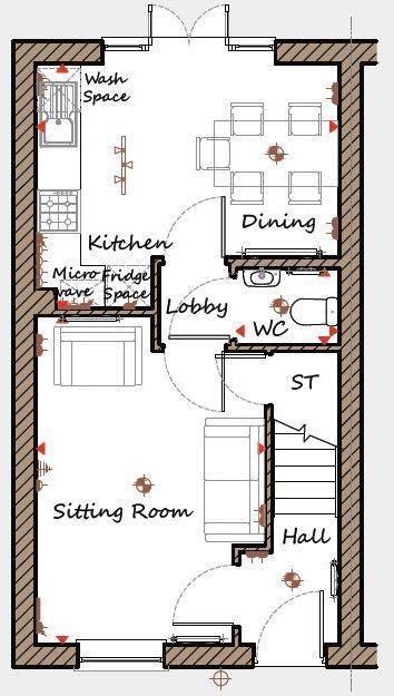 Bardon Lea, Hugglescote floorplan