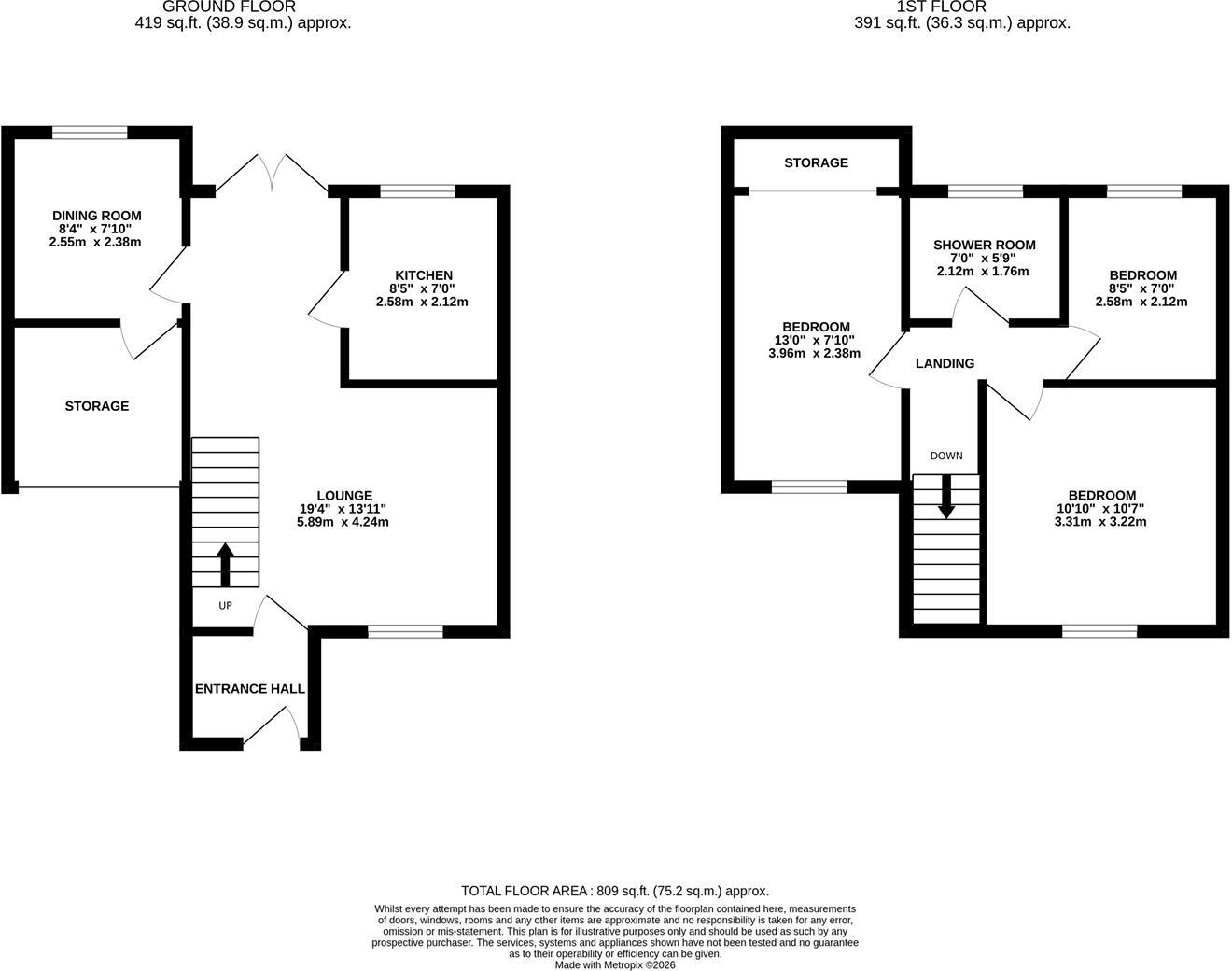 Tann Road, Finedon, Wellingborough floorplan