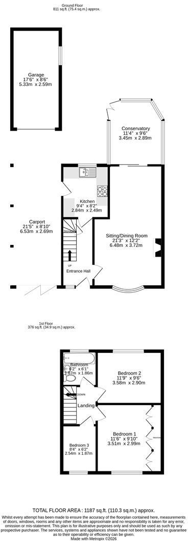 Hampden Hill, Ware floorplan