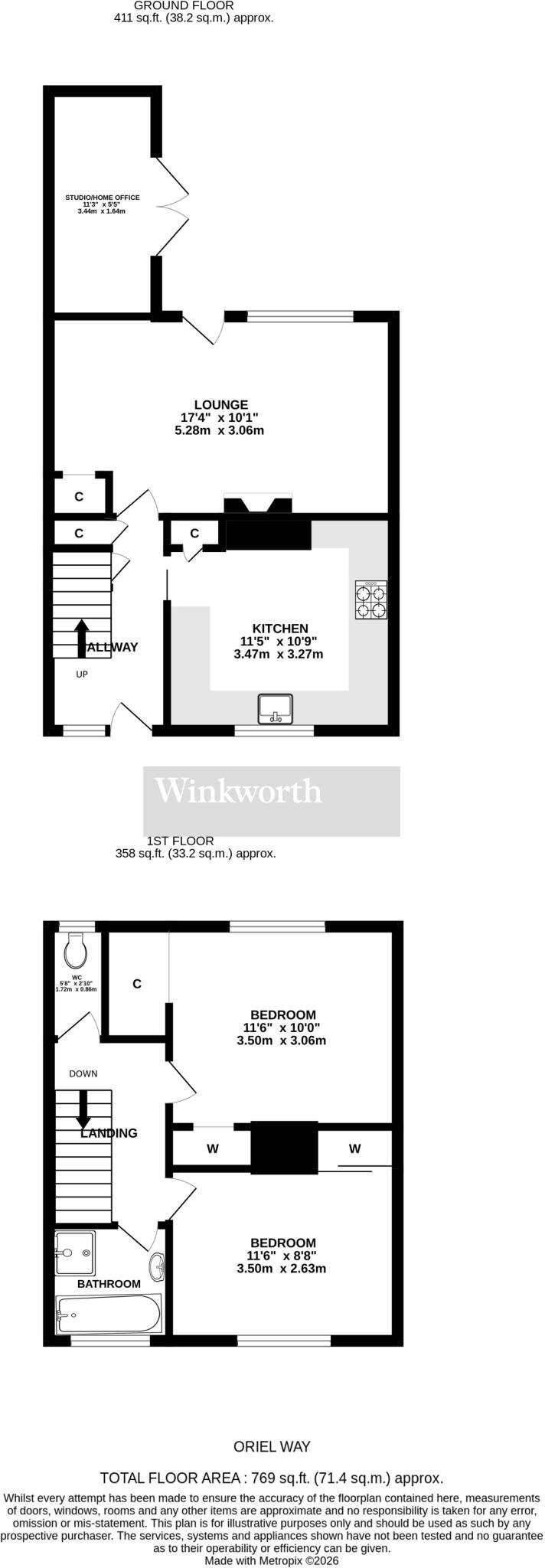 Oriel Way, Gorleston, Great Yarmouth, Norfolk, NR31 floorplan
