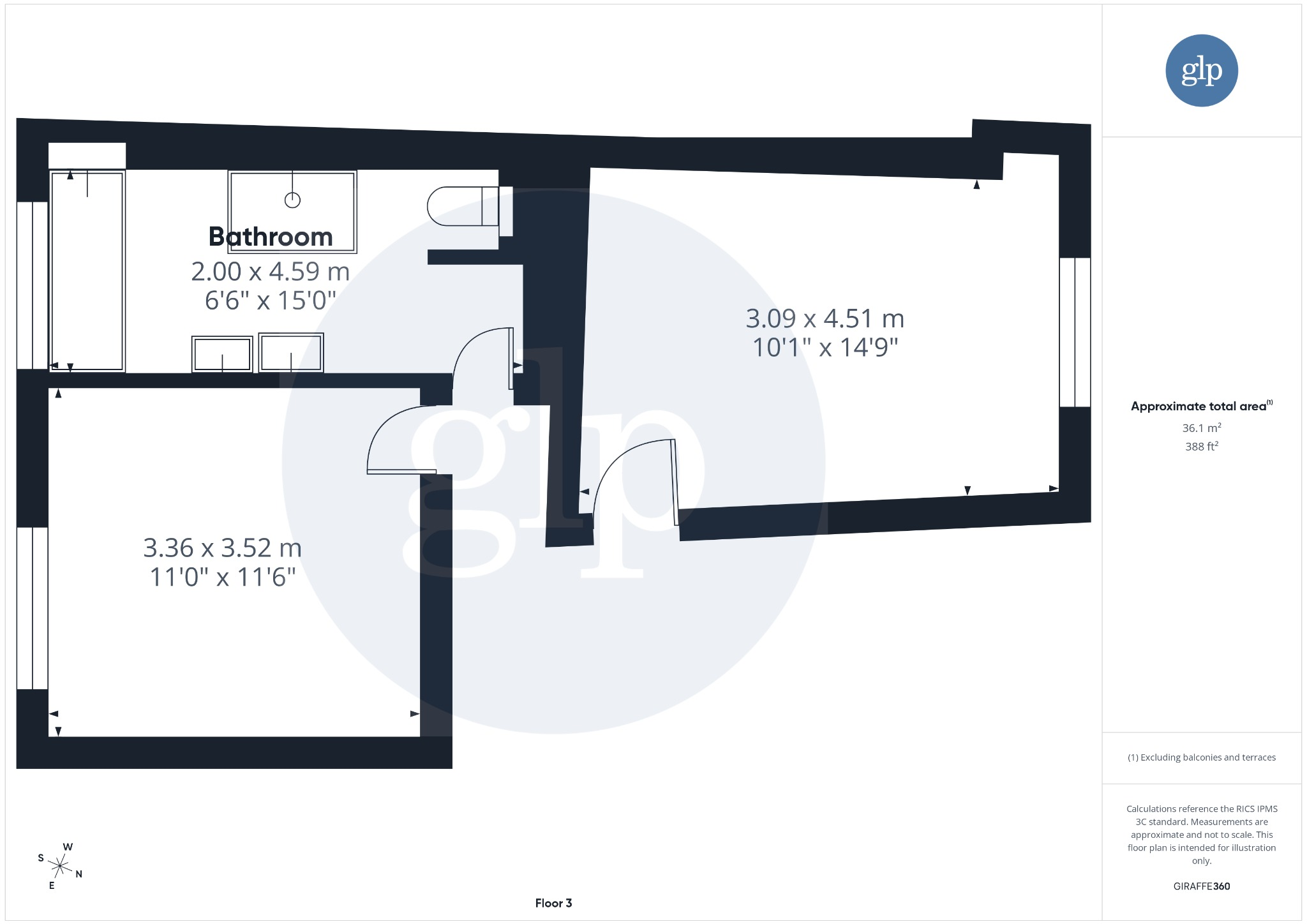 Connaught Street, Hyde Park, W2 floorplan