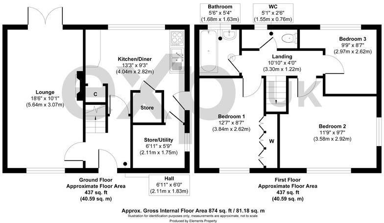 Avondale, Cotgrave, Nottingham, NG12 3LR floorplan